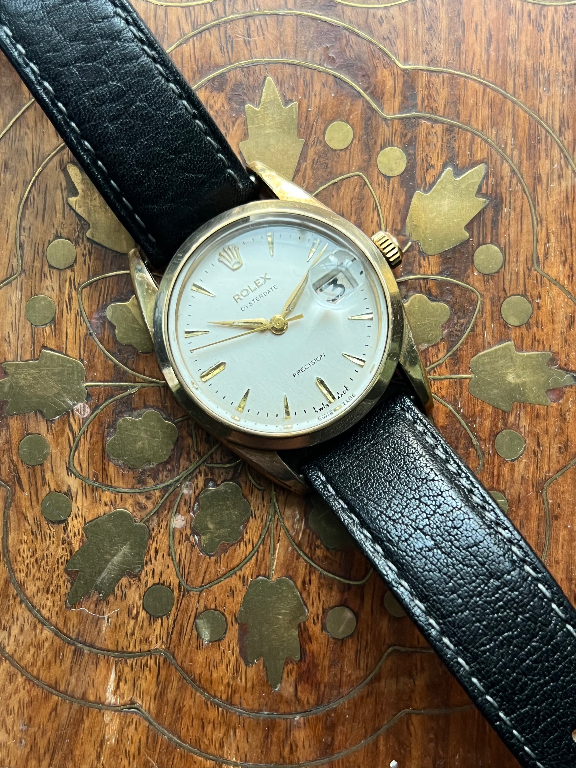 Rolex oyster date precision on sale